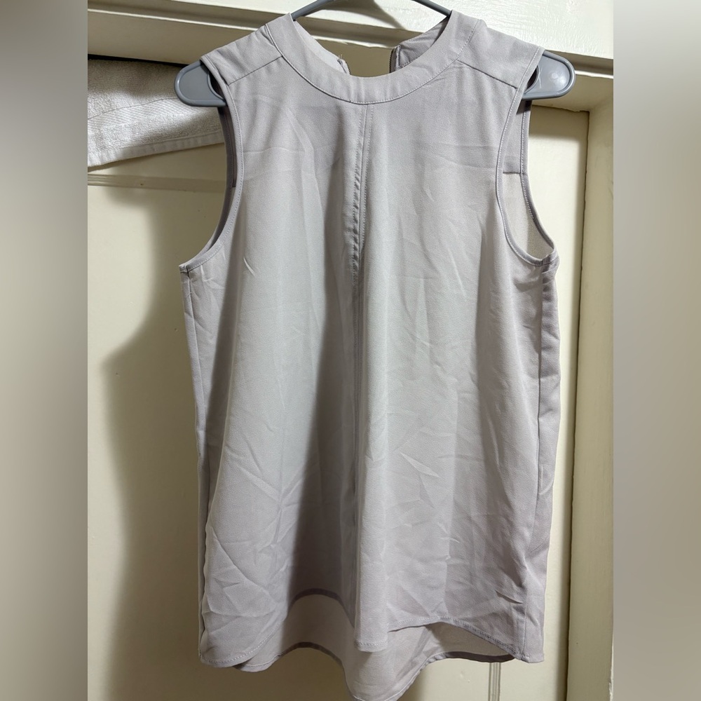 Paper Crane Light Gray Blouse